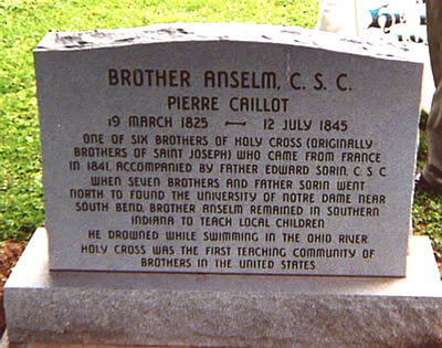 Br Anselm New Tombstone 2004