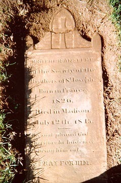 Br Anselm Grave Inscription