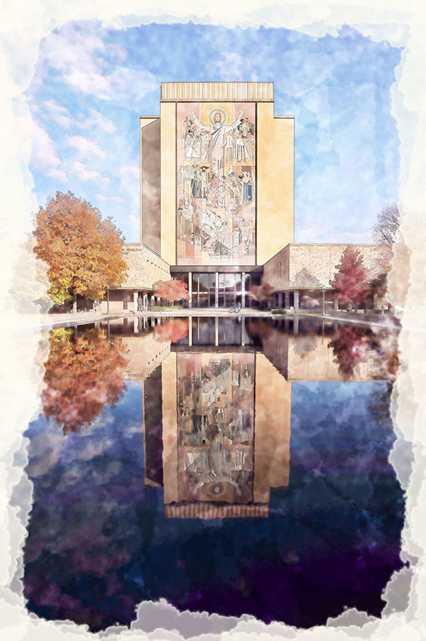 Word of Life mural <br>Hesburgh Library